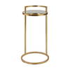 Cailin Gold Accent Table, Side & End Table by Uttermost, 14.17" width x 25.98" height x 14.17" depth thumbnail 1