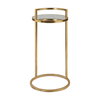 Cailin Gold Accent Table, Side & End Table by Uttermost, 14.17" width x 25.98" height x 14.17" depth thumbnail 1