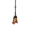 Vitalia Oil Rubbed Bronze Mini Pendant, Ceiling Light by Uttermost, 5.87" width x 12" height x 5.37" depth thumbnail 3