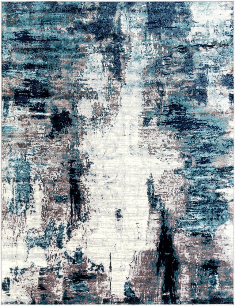 Wanderlust Machine Woven Rug, by Surya, 10'2.05" length x 7'10.49" width