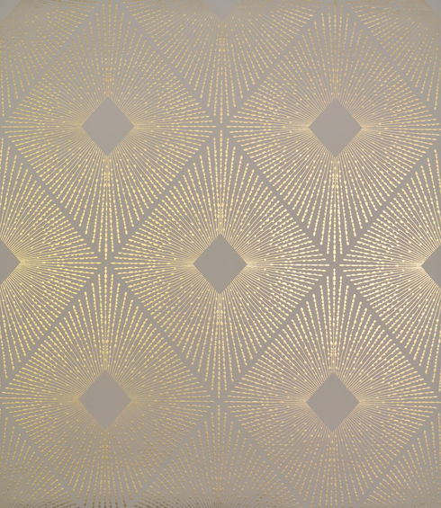 Harlowe Khaki & Gold Wallpaper