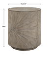 Starshine Wooden Side Table, Furniture by Uttermost, 20.5" width x 24.5" height x 20.5" depth thumbnail 3