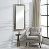 Farrow Copper Industrial Mirror, by Uttermost, 2'4" width x 4'7.9" height x 1.97" depth thumbnail 4