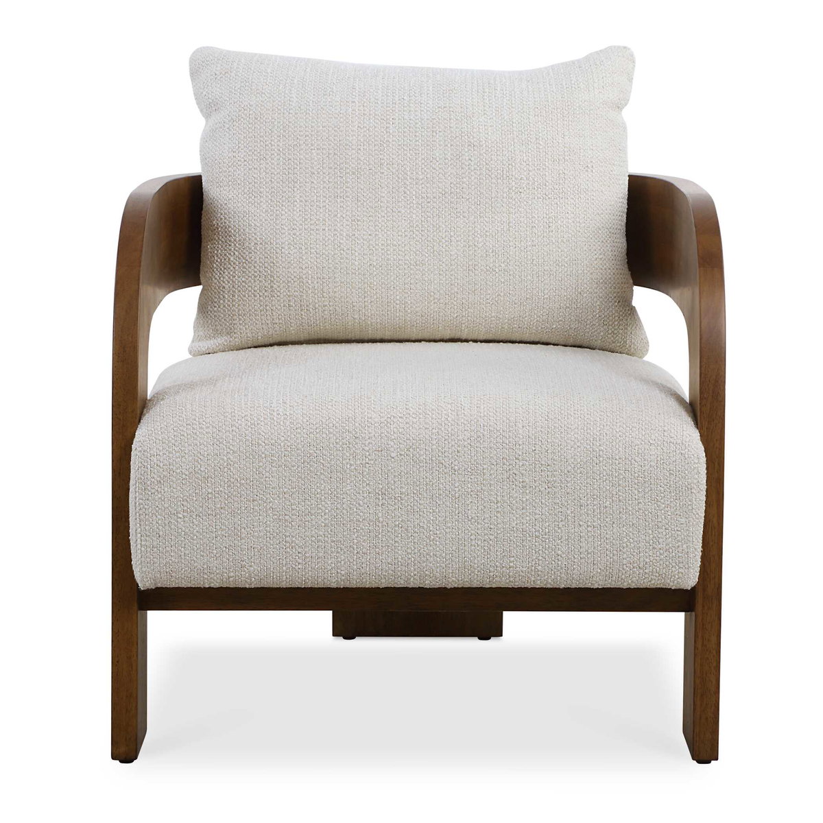 Rowan Ivory Accent Chair, by Uttermost, 27" width x 31" height x 30" depth View 1