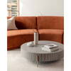 Chameau Large Coffee Table Black And White, by Moe's Home, 48" width x 12" height x 48" depth thumbnail 5