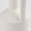 Burton 17.1H Large White Ceramic Jug Vase, by Mercana, 6.1" length x 6.1" width x 15.55" height thumbnail 9
