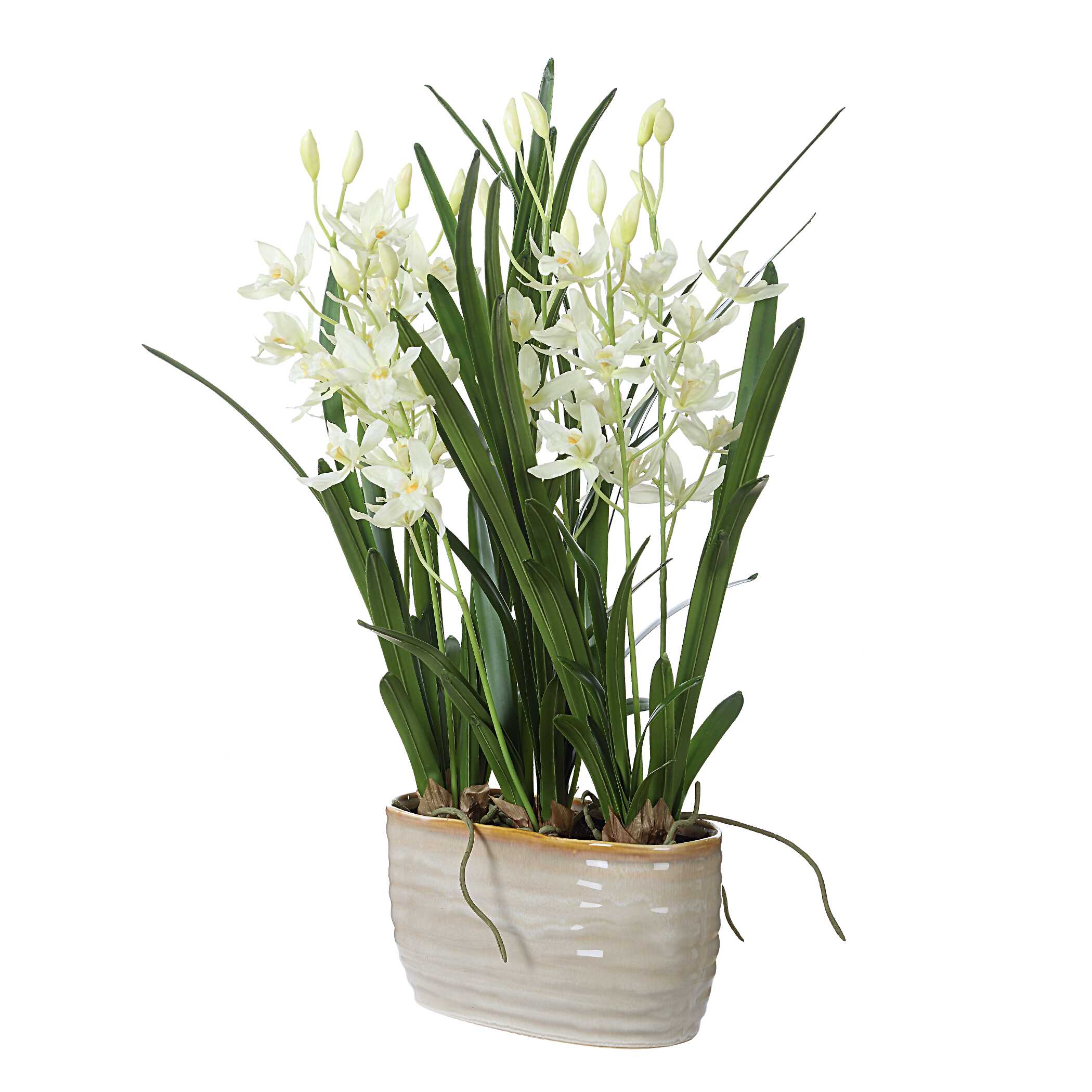 Ariana Orchid Planter, Decorative by Uttermost, 16.75" width x 24.37" height x 15.5" depth View 3