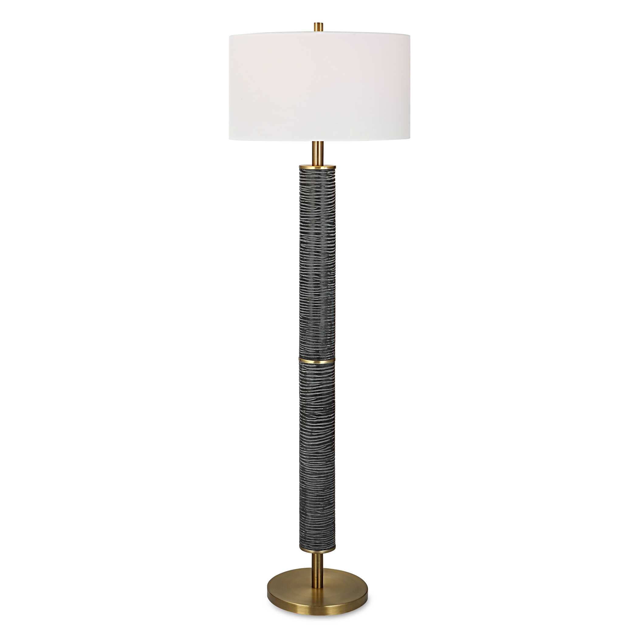 Summit Rustic Floor Lamp, by Uttermost, 19" width x 62.75" height x 19" depth View 1