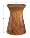 Swell Wooden Accent Table, Furniture by Uttermost, 13" width x 18" height x 13" depth thumbnail 3