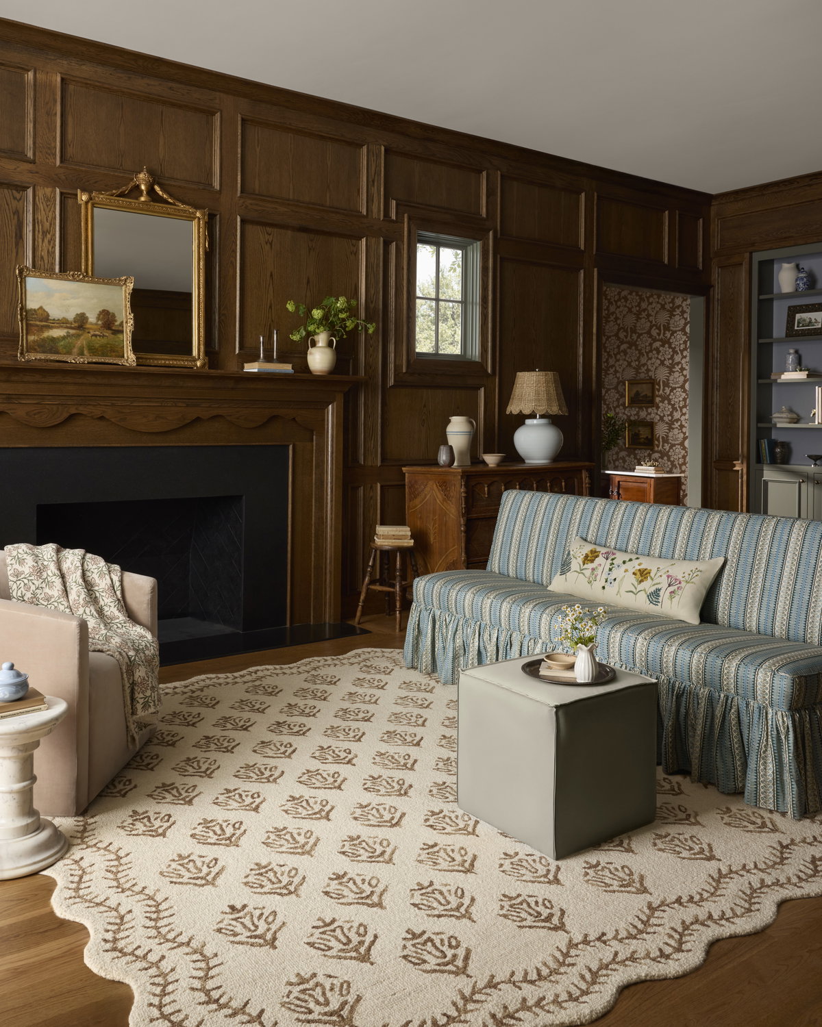 Rifle Paper Co. x Loloi Lisette Rug, 2'6" length x 7'6" width View 4