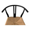 Ventana Dining Chair Black And Natural - Set Of Two, by Moe's Home, 19.5" width x 31" height x 16.5" depth thumbnail 7