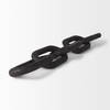 Alix  Black Wood Link Chain Decorative Object, by Mercana, 29" length x 5" width x 5" height thumbnail 8