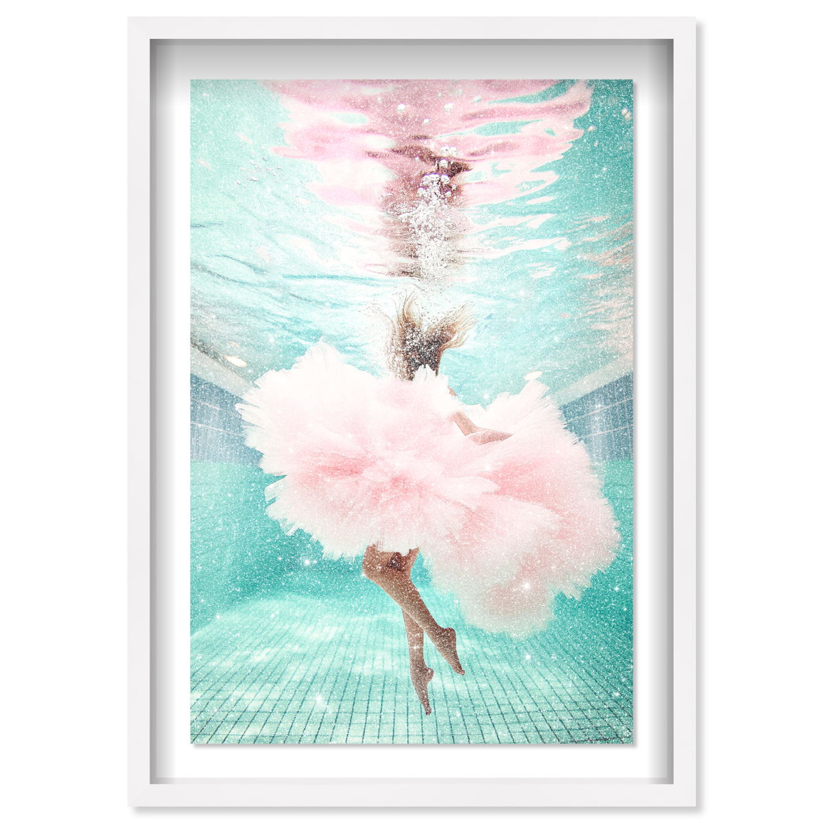 Aquatic Ballerina II (Diamond Dust), Art by Oliver Gal,  30x45 View 1