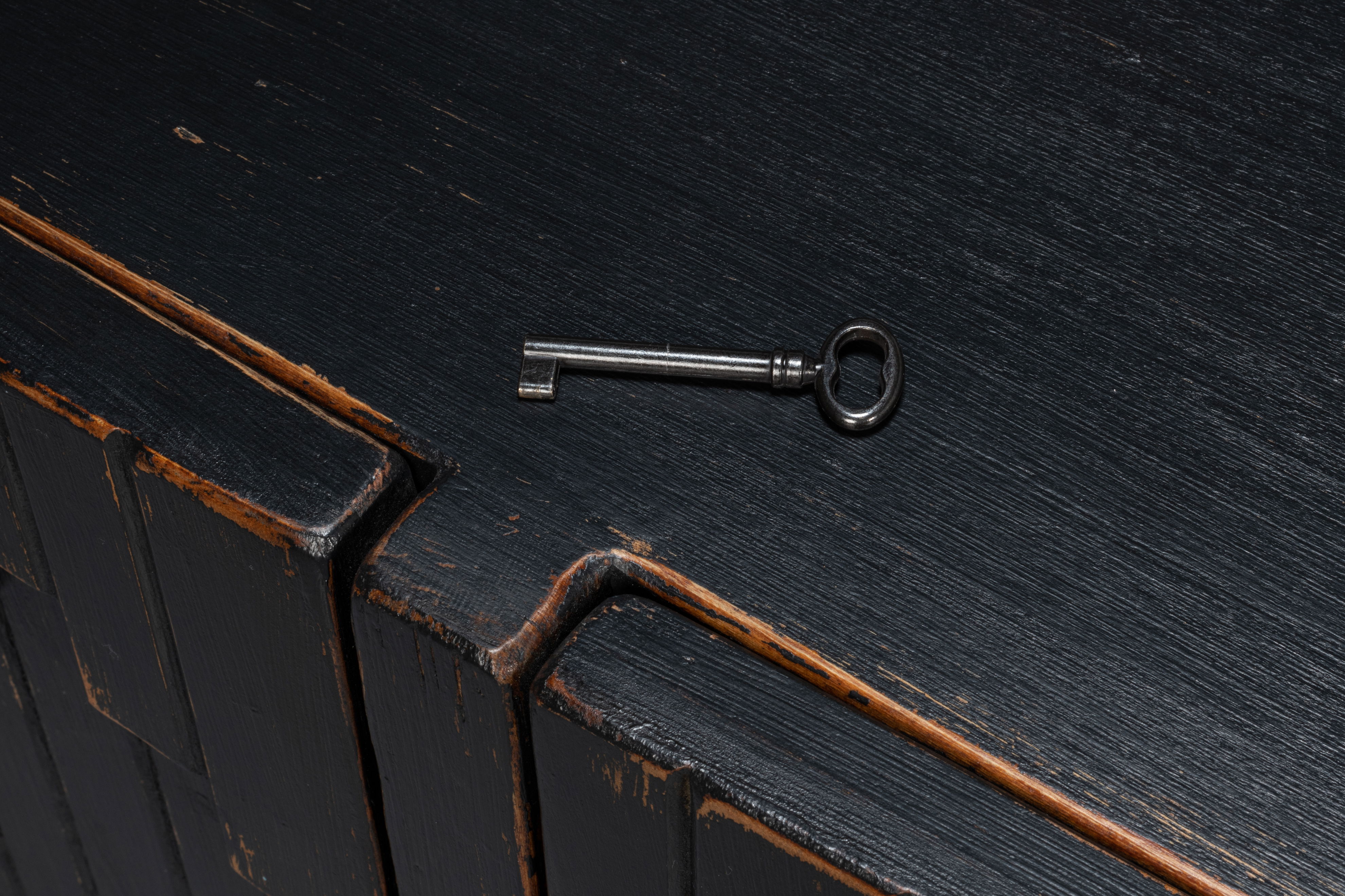 Aztec Sideboard, Black large image 