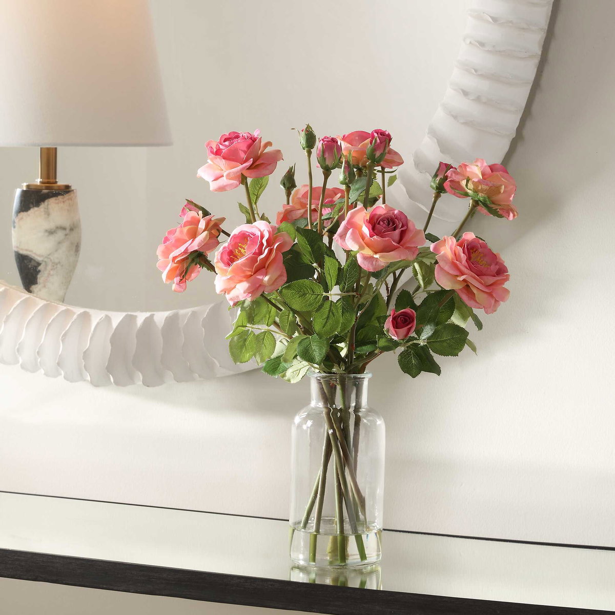 Adoration Rose Bouquet, Decorative by Uttermost, 11.75" width x 15.25" height x 11.75" depth View 2