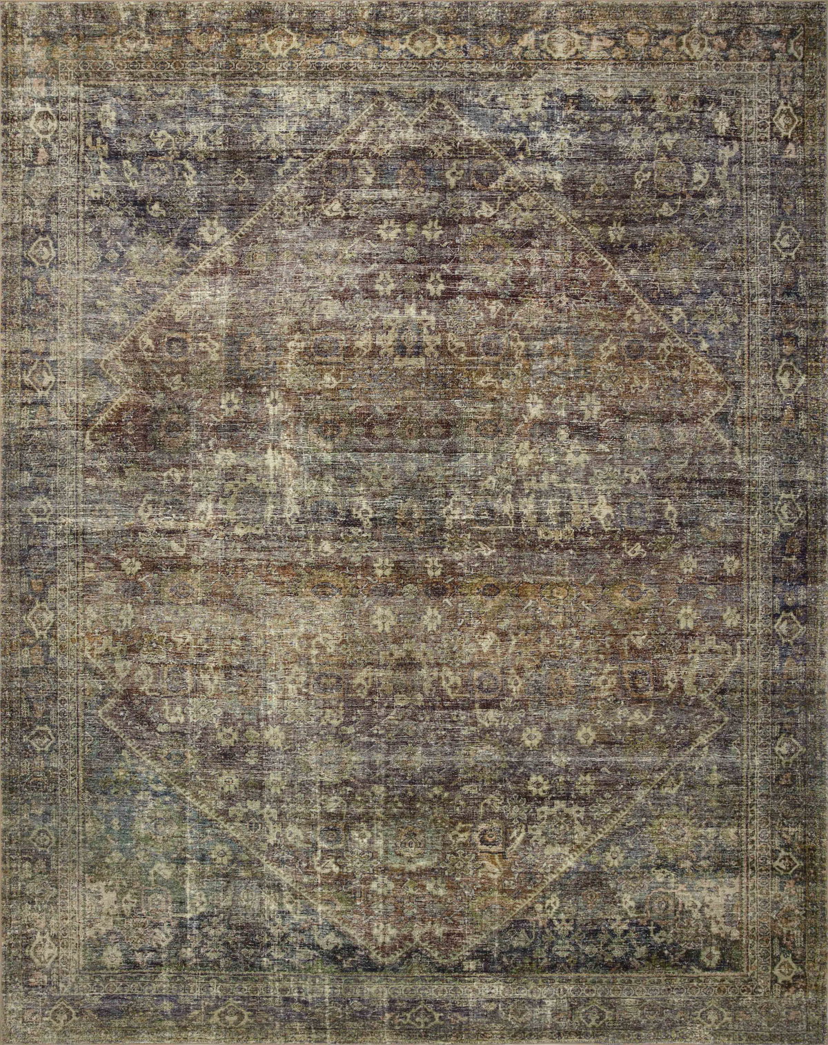 Amber Lewis x Loloi Morgan Rug, 2'3" length x 7'6" width View 1