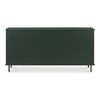 Reagan 6 Drawer Dresser Deep Green, by Moe's Home, 63" width x 30.25" height x 18.5" depth thumbnail 4