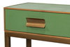 Gideon Shagreen Console  Chambray Blue, by Sarreid, 1' length x 4'6" width x 2'10" height thumbnail 7