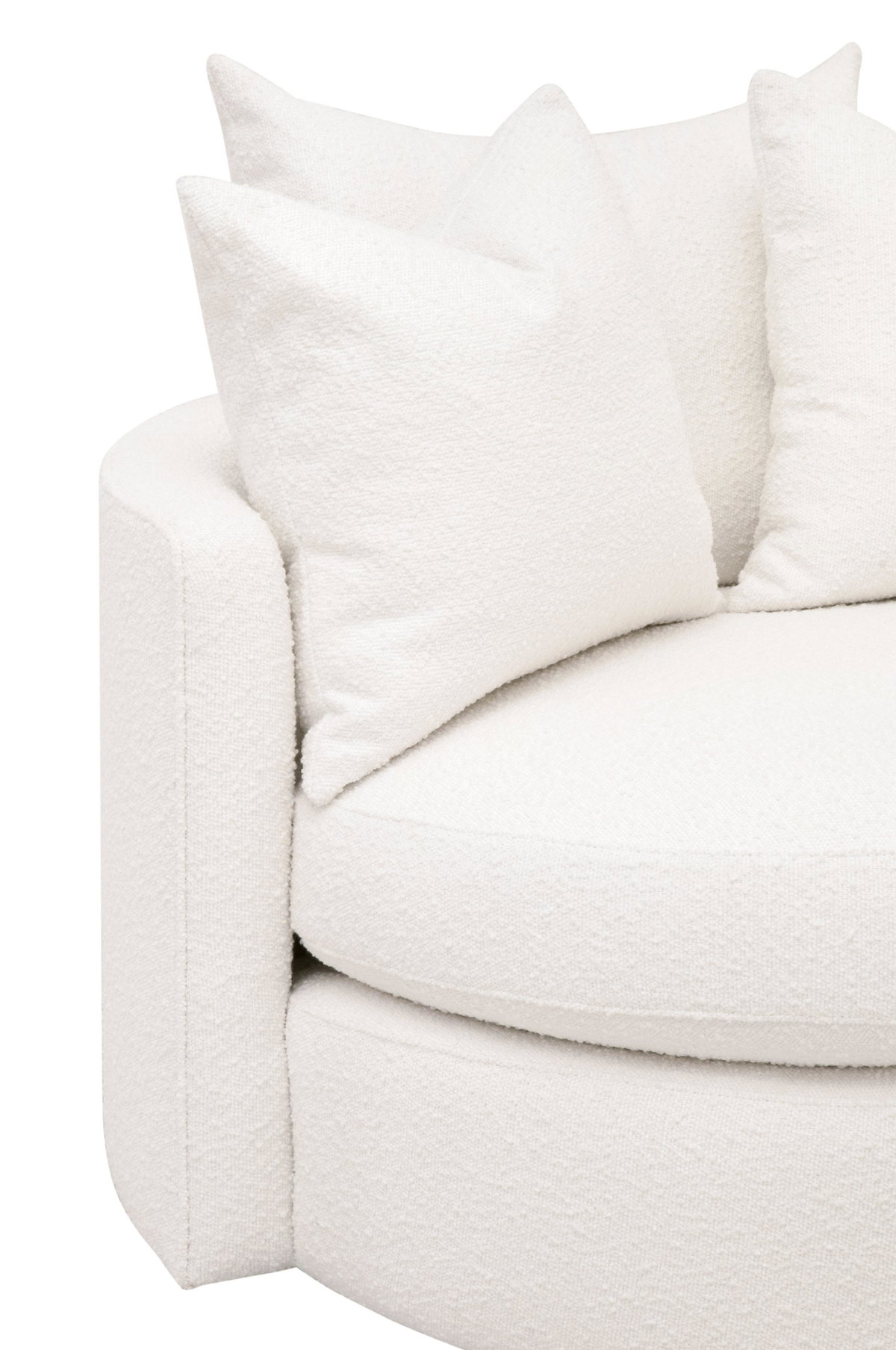 Lourne Petite Swivel Sofa Chair, Seating by Essentials for Living, 43.5" width x 33" height x 41" depth View 14