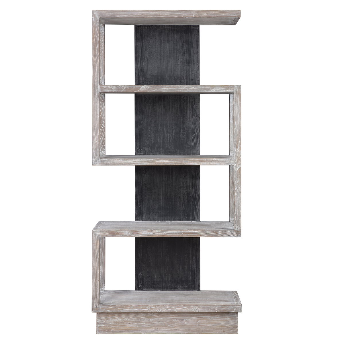 Nicasia Modern Etagere, Shelving & Bookcase by Uttermost, 36" width x 79.9" height x 17.3" depth View 1