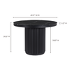 Tower Dining Table Black Marble thumbnail 7
