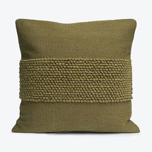 Online Designer Other Cruz Throw Pillow, Moss, 18 x 18