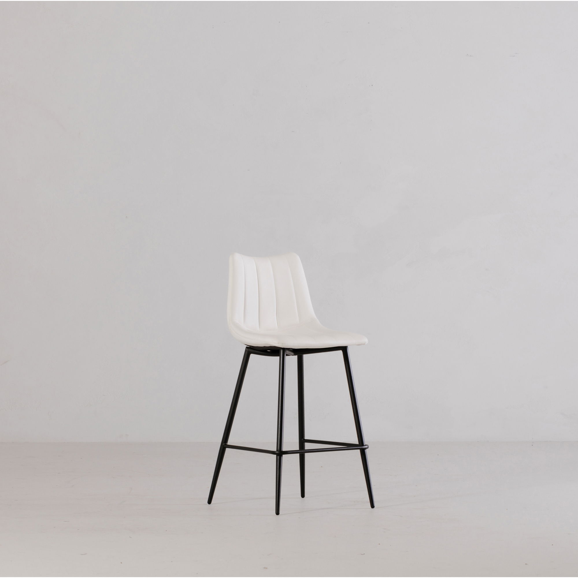 Alibi Counter Stool Ivory - Set Of Two, Counter & Bar Stool by Moe's Home, 17.7" width x 37" height x 20" depth View 9