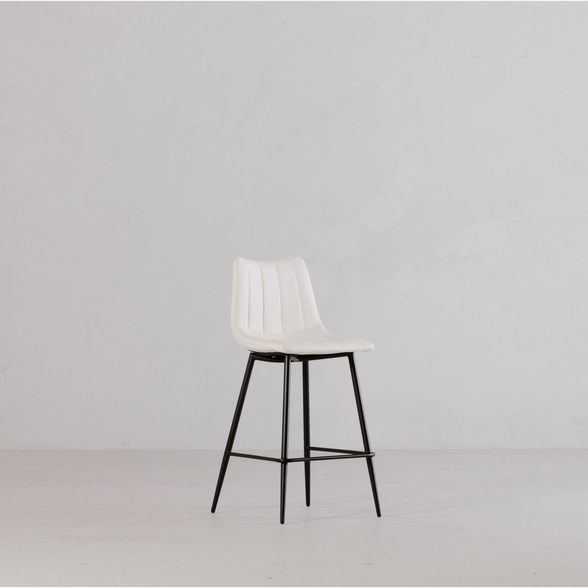 Alibi Counter Stool Ivory - Set Of Two, Counter & Bar Stool by Moe's Home, 17.7" width x 37" height x 20" depth View 9