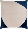Cotton Velvet Accent Pillow Poly, Decorative Pillow by Surya, 20" length x 20" width thumbnail