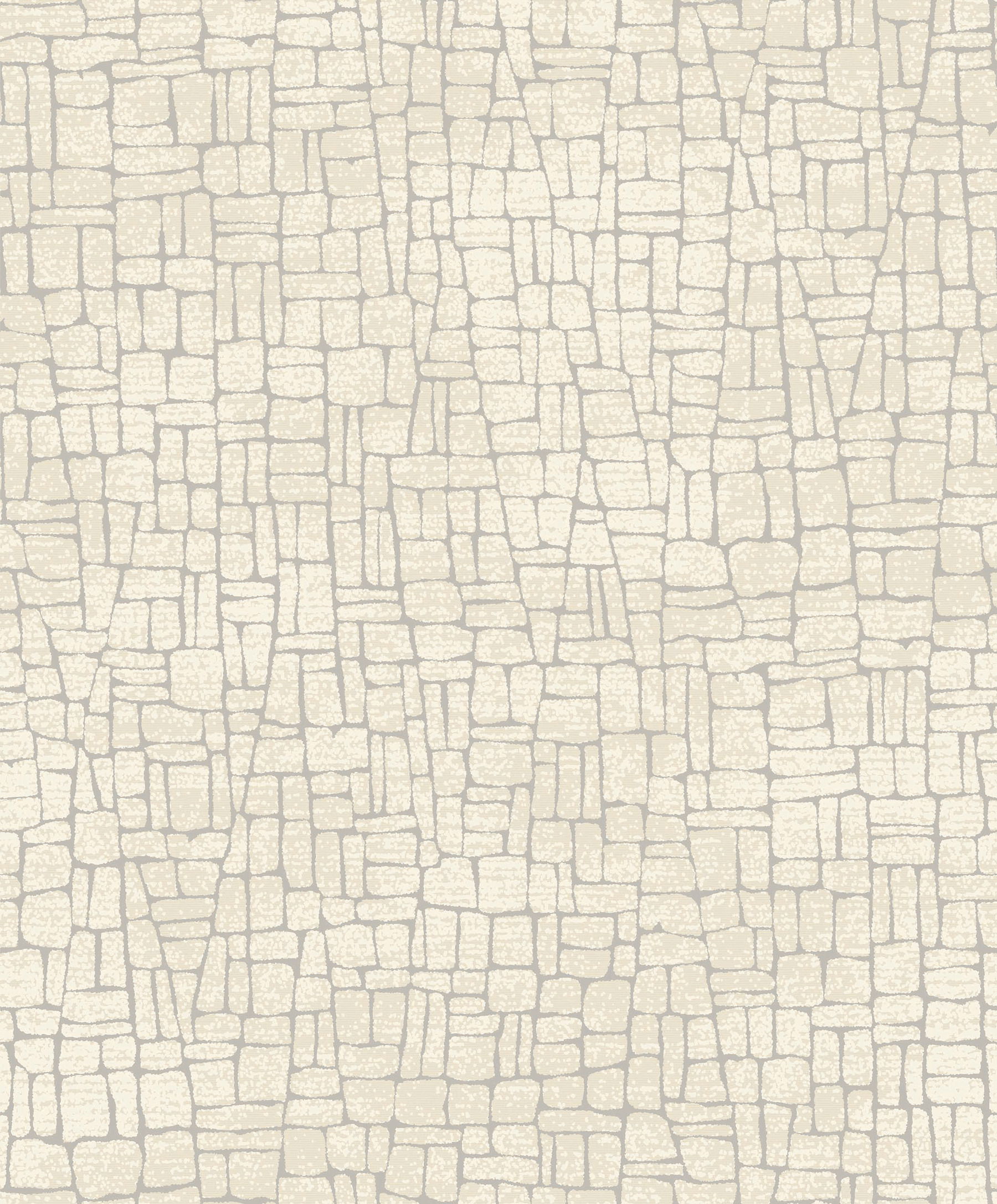 White & Silver Butler Stone Wallpaper large image 