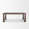 Wolcott Rectangular Dark Brown Solid Wood Dining Table thumbnail 3