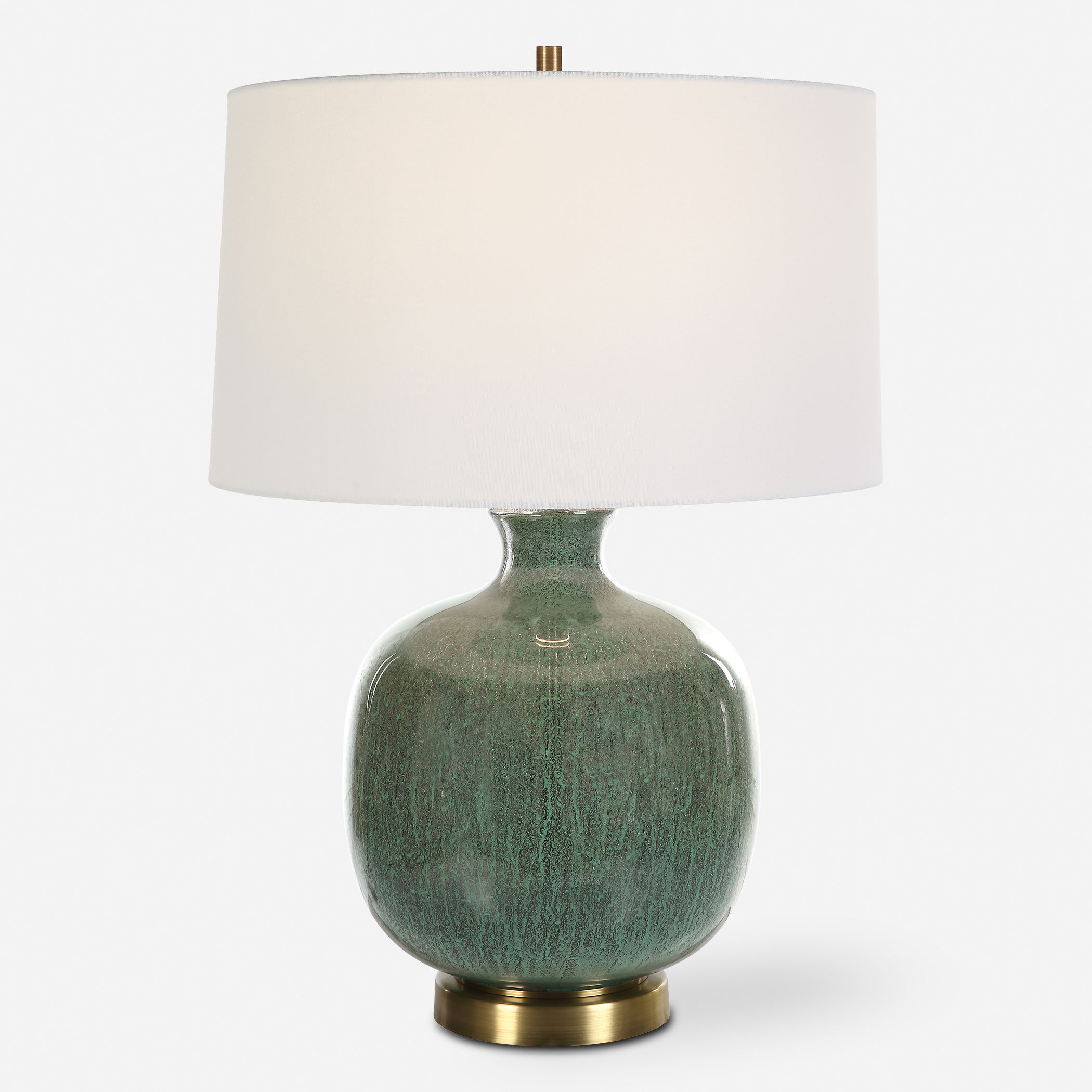 Nataly Aged Green Table Lamp large image 