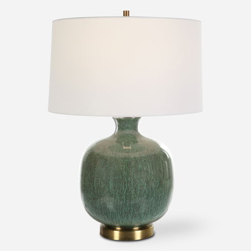 Nataly Aged Green Table Lamp