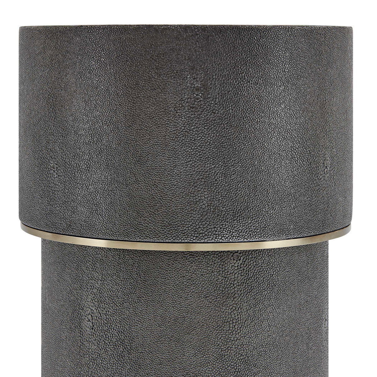 Wessex Charcoal Drink Table, Side & End Table by Uttermost, 8.5" width x 22.5" height x 8.5" depth View 5