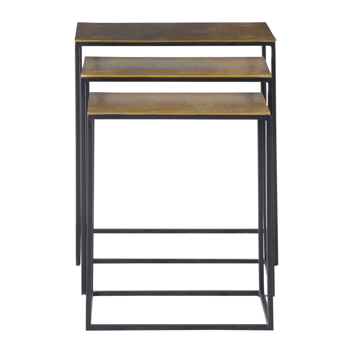 Coreene Gold Nesting Tables Set/3, Side & End Table by Uttermost, 21" width x 25.5" height x 11" depth View 5