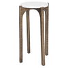 Vivi Marble Drink Table, Furniture by Uttermost, 12" width x 22" height x 12" depth thumbnail 6