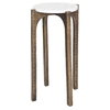 Vivi Marble Drink Table, Side & End Table by Uttermost, 12" width x 22" height x 12" depth thumbnail 6