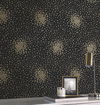 Petite Leaves Black & Gold Wallpaper thumbnail 1