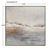 Storm Clouds Abstract Hand Painted Art, by Uttermost, 43.25" width x 43.25" height x 2.25" depth thumbnail 3