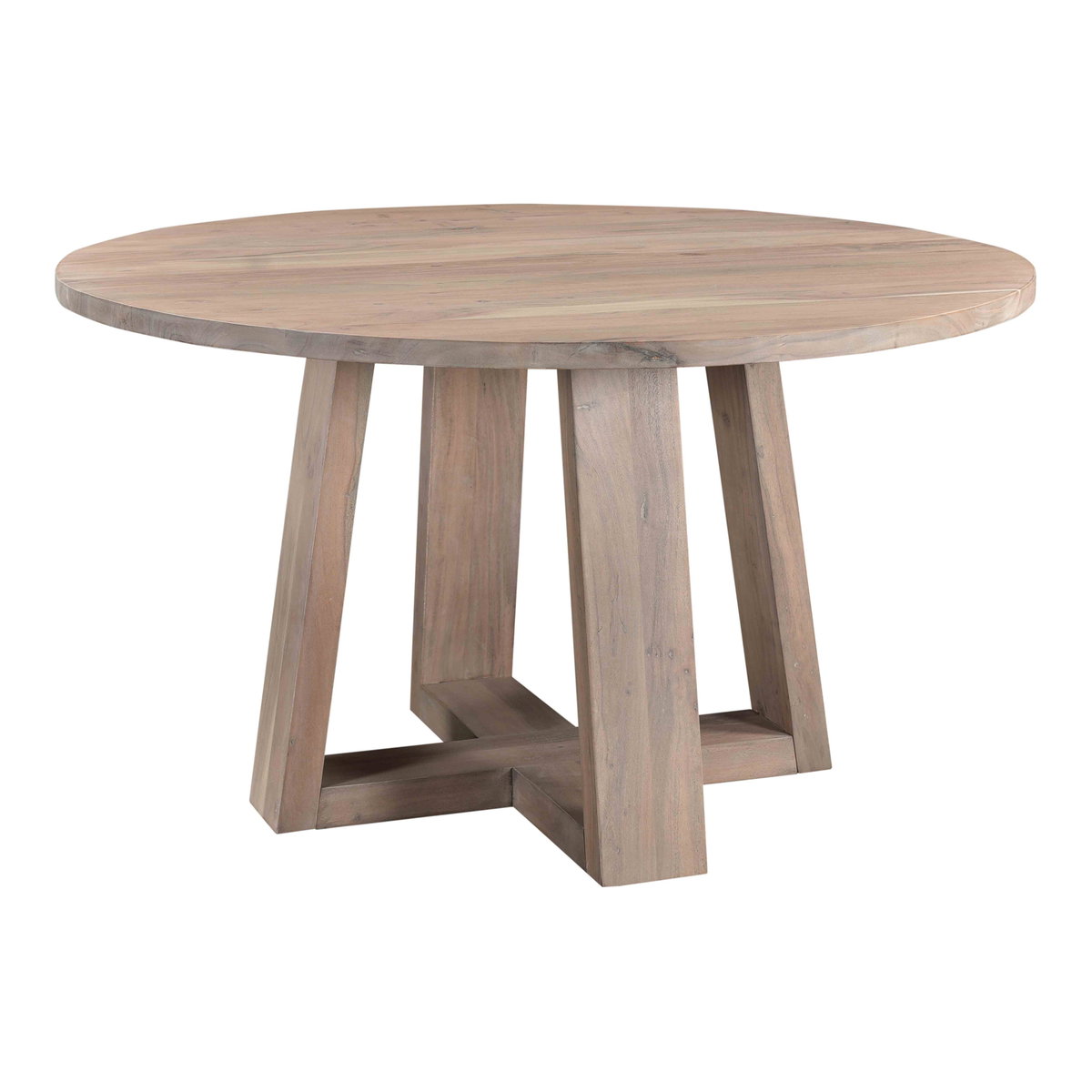 Tanya Dining Table Light Grey, by Moe's Home, 54" width x 30.5" height x 54" depth View 2