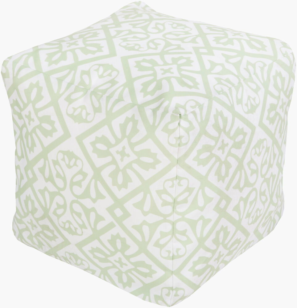 Rain Pouf, Ottoman by Surya, 18" width x 18" height