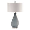 Atlantica Ocean Blue Lamp, Table Lamp by Uttermost, 16" width x 29.25" height x 16" depth thumbnail 4