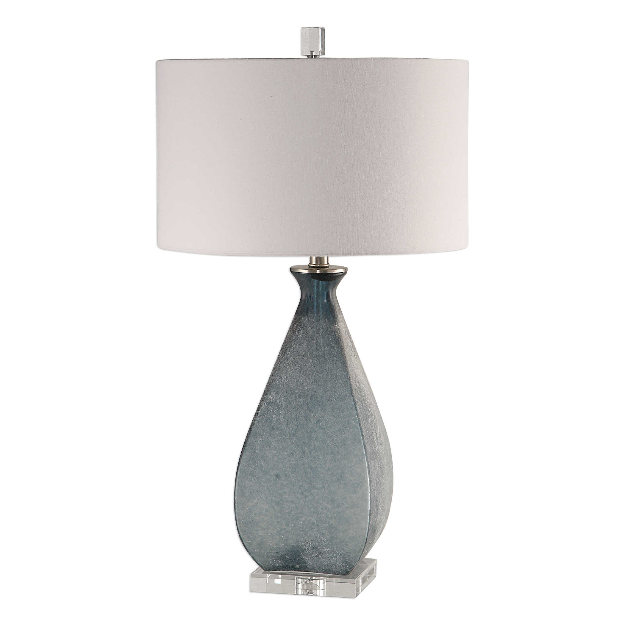 Atlantica Ocean Blue Lamp, by Uttermost, 16" width x 29.25" height x 16" depth View 4