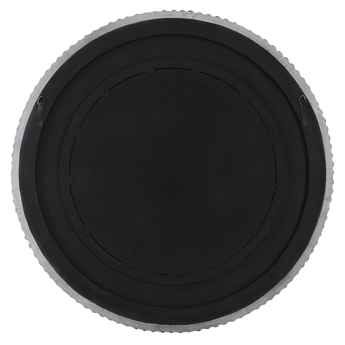 PORTSIDE ROUND MIRROR, GRAY, by Uttermost, 39.75" width x 39.75" height x 3" depth View 8
