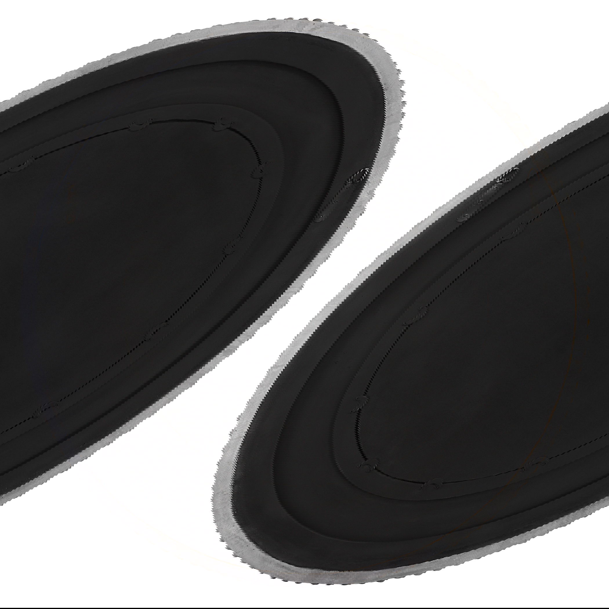 Portside Round Gray Mirror, by Uttermost, 39.75" width x 39.75" height x 3" depth View 8