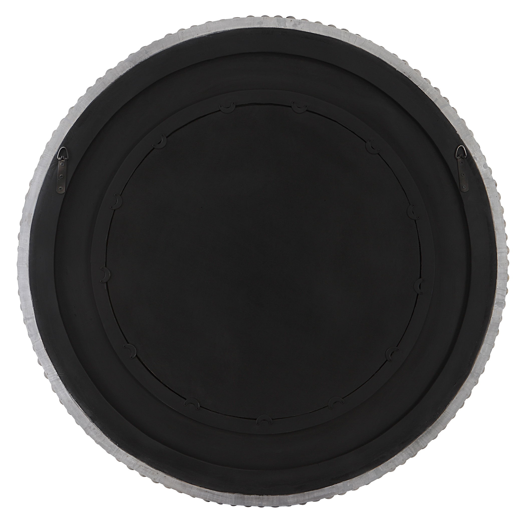 Portside Round Gray Mirror large image 