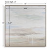 Gravity Abstract Landscape Art, by Uttermost, 72" width x 72" height x 2.5" depth thumbnail 3