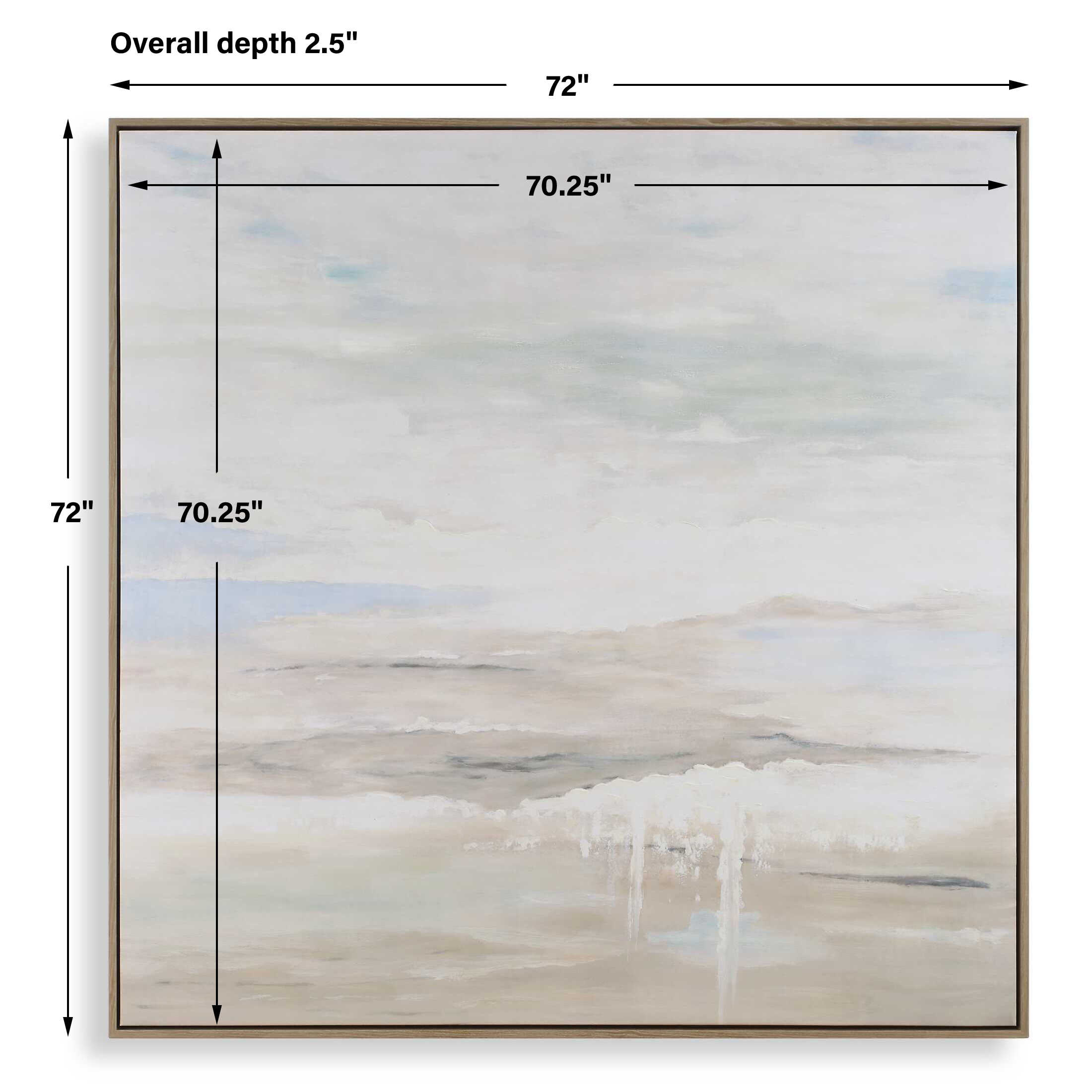 Gravity Abstract Landscape Art large image 