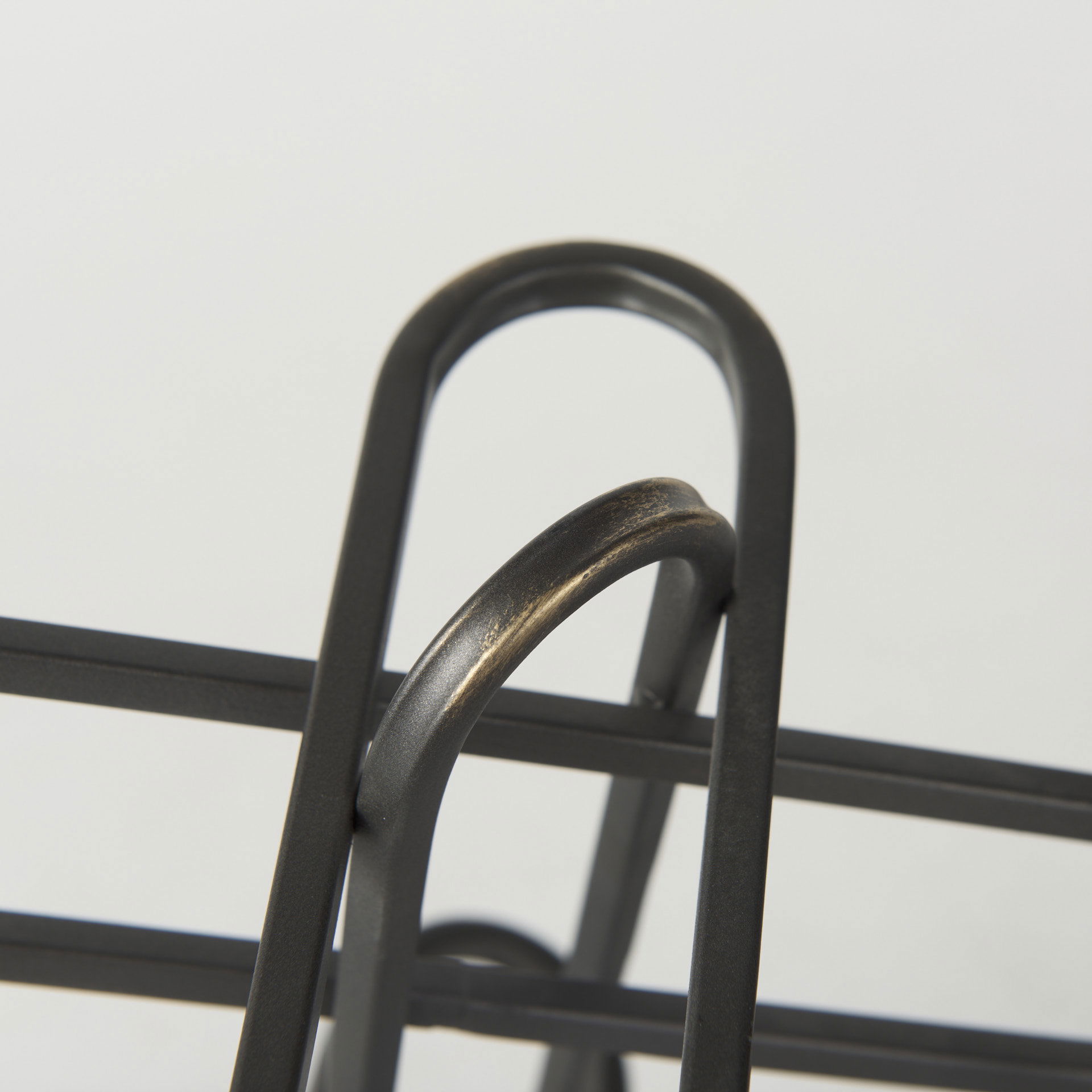 Henderson  Black Metal Paperclip Decorative Object, by Mercana, 12.2" length x 9.06" width x 9.06" height View 10