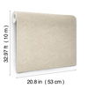 Raised Chevron Beige Wallpaper, by York Wall, 33' length x 1'8.9" width x 0.02" depth thumbnail 5